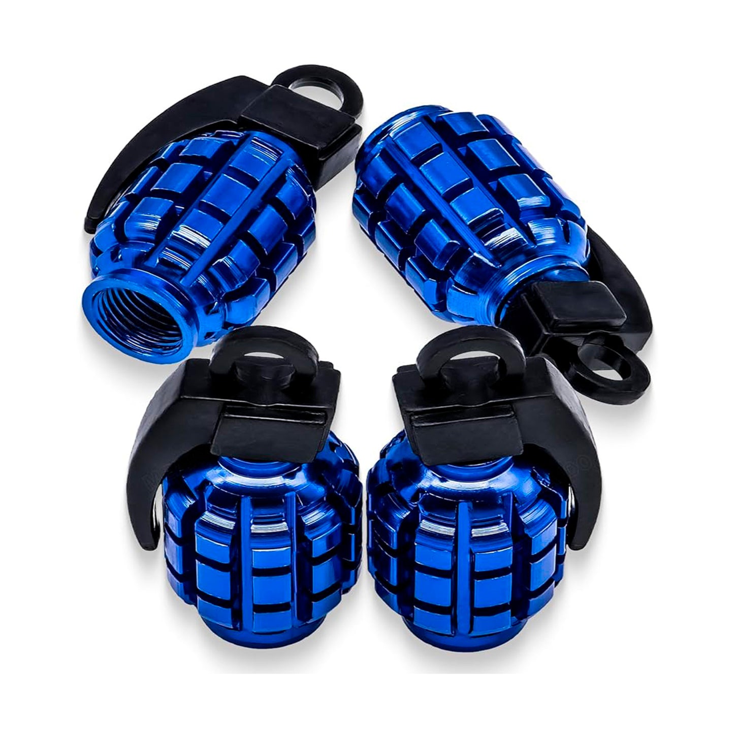 Grenade Valve Caps Blue image 0