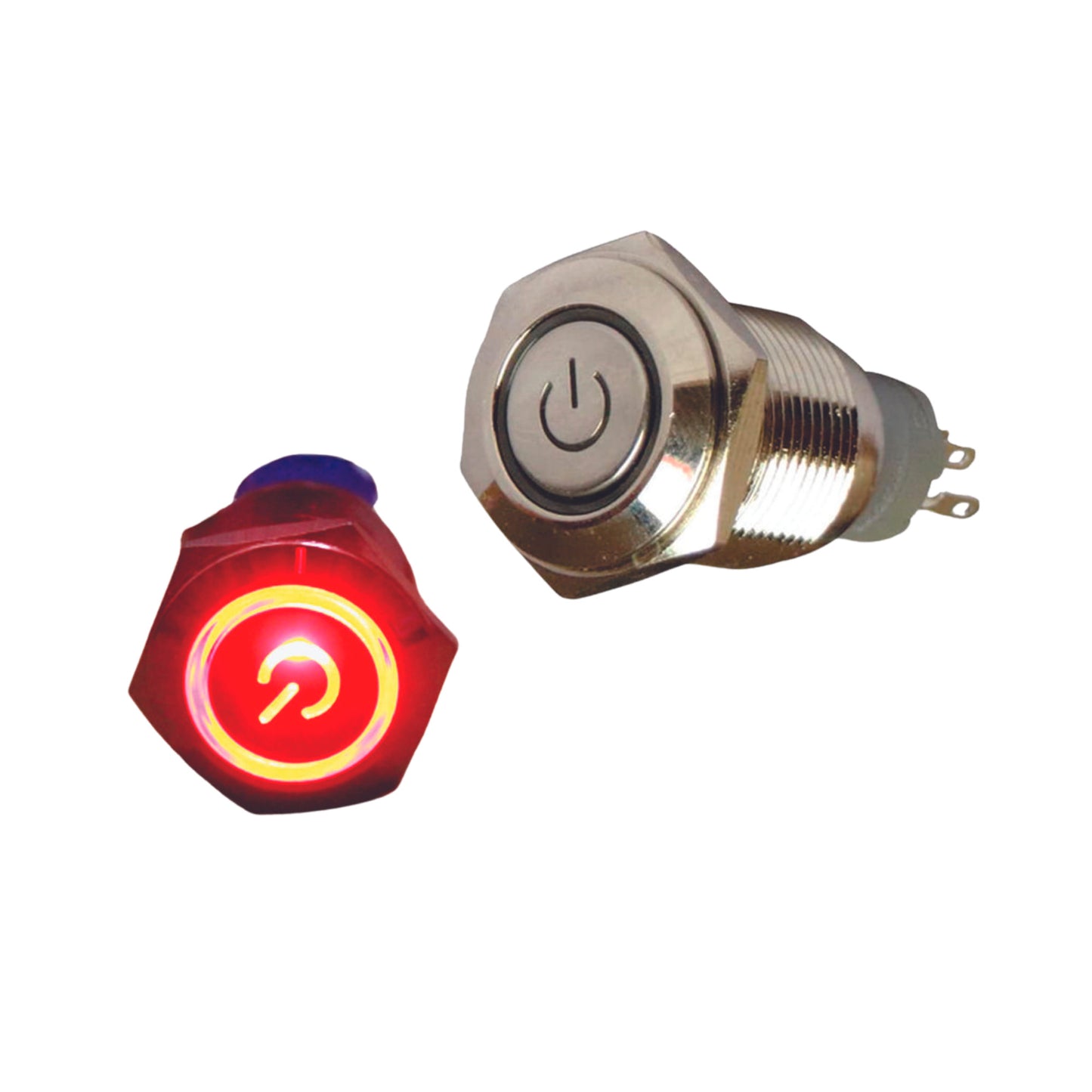 Metal Switch with Red Light image 0
