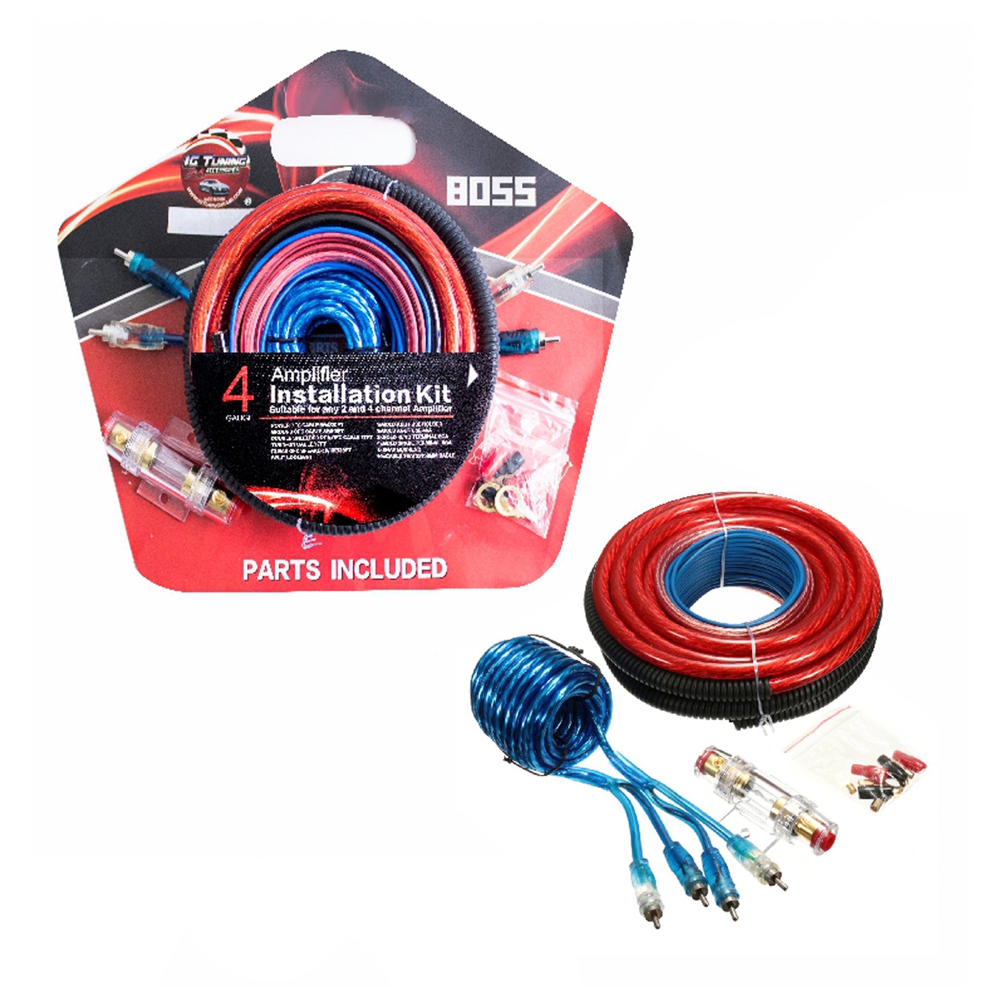 Amplifier instalation Kit 4 Gauge image 0
