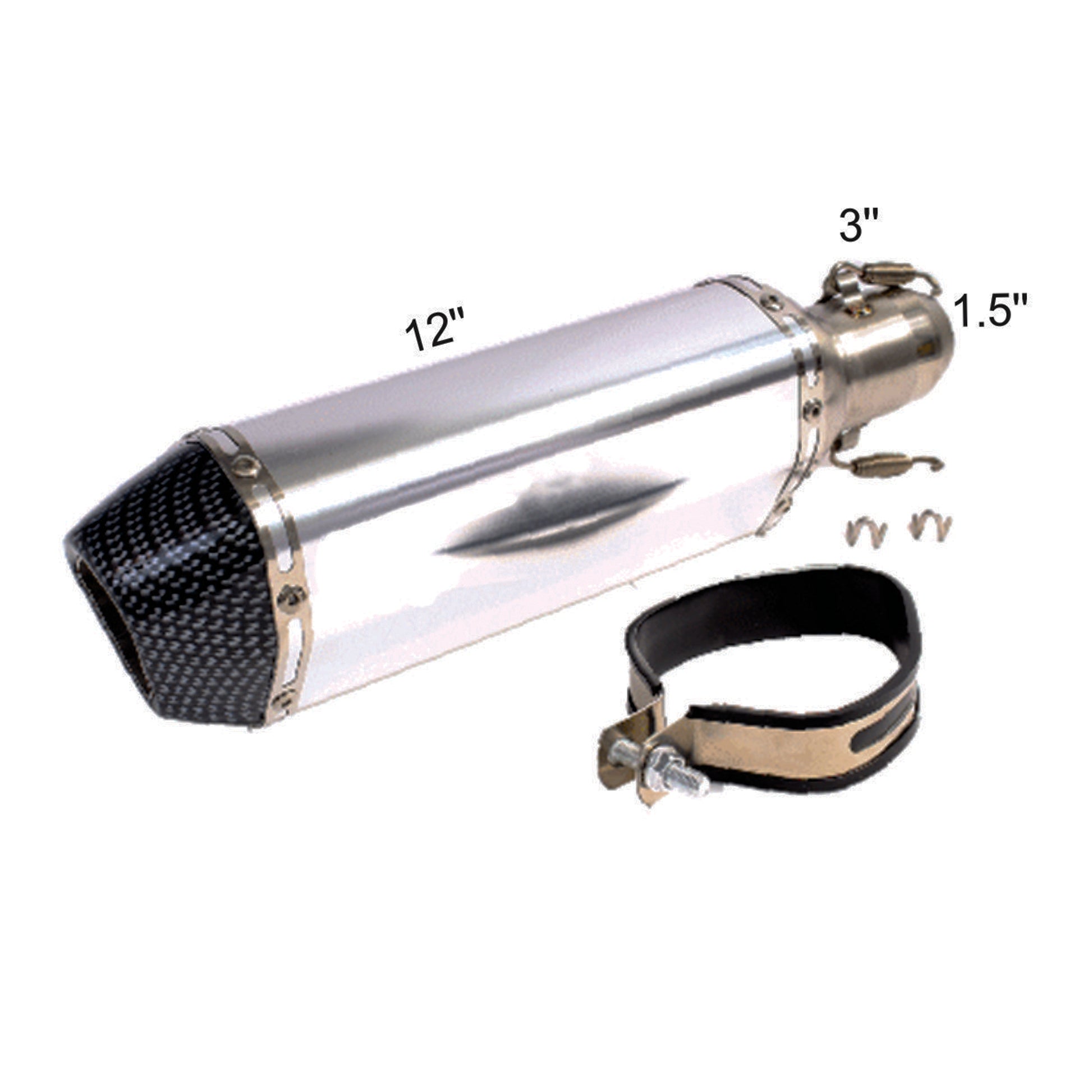 Muffler Moto Chrome image 0