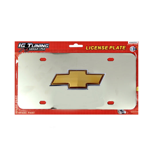 License Plate Metal American Size Chevrolet image 0