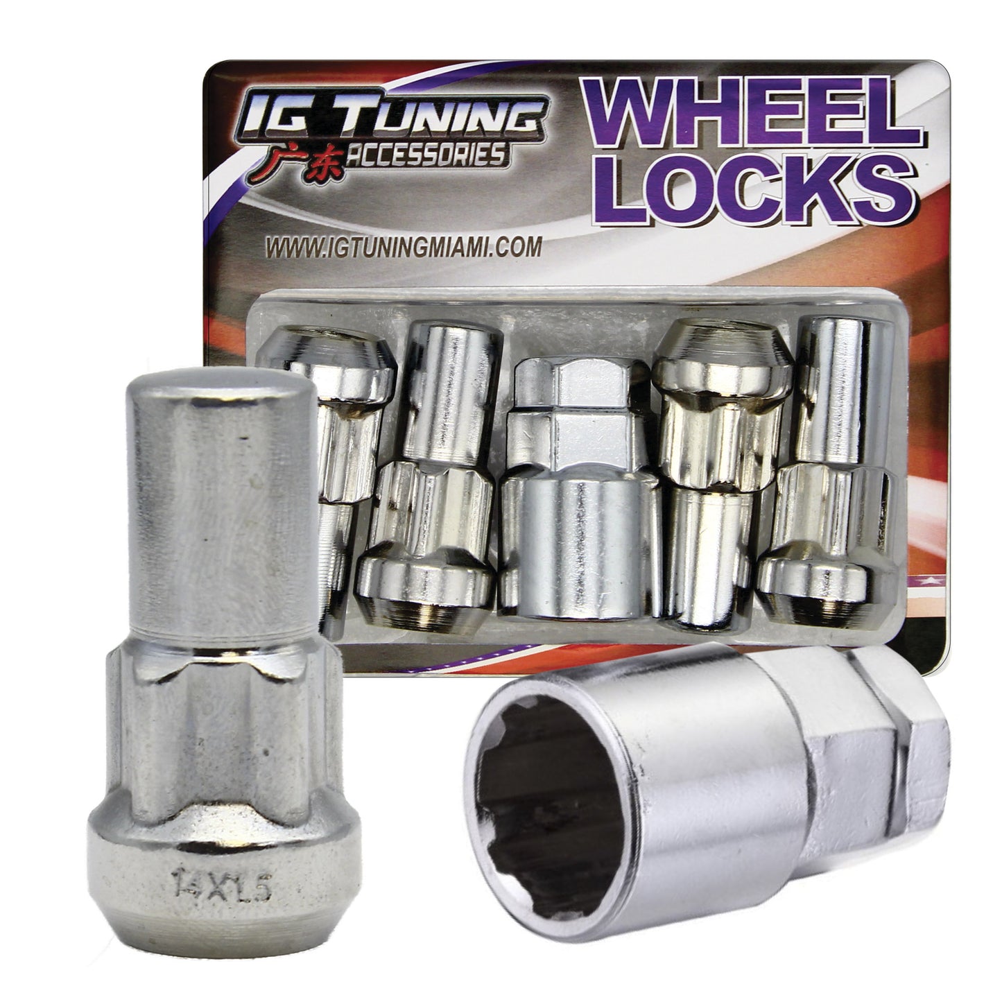 Acorn Mag L50 Wheel Lock 14x2 5Pcs image 0