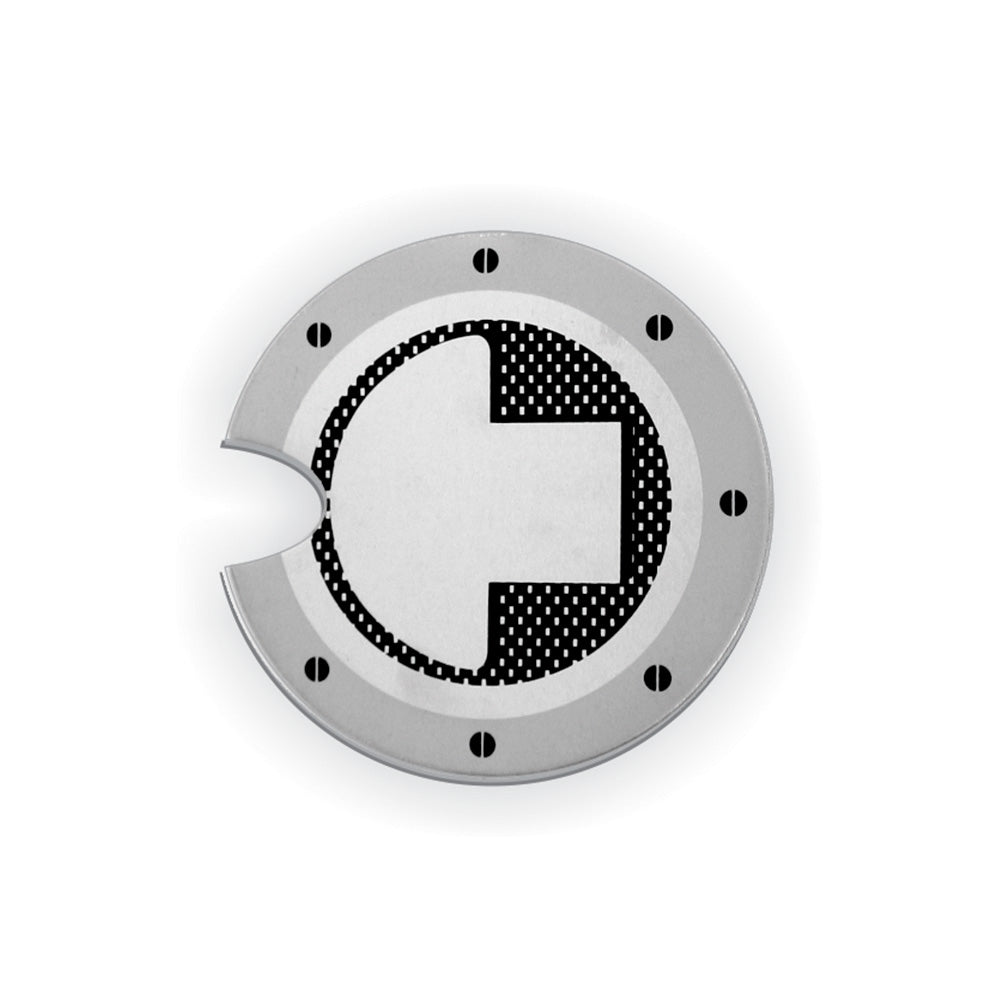Gas Cap Emblem round with cut image 0