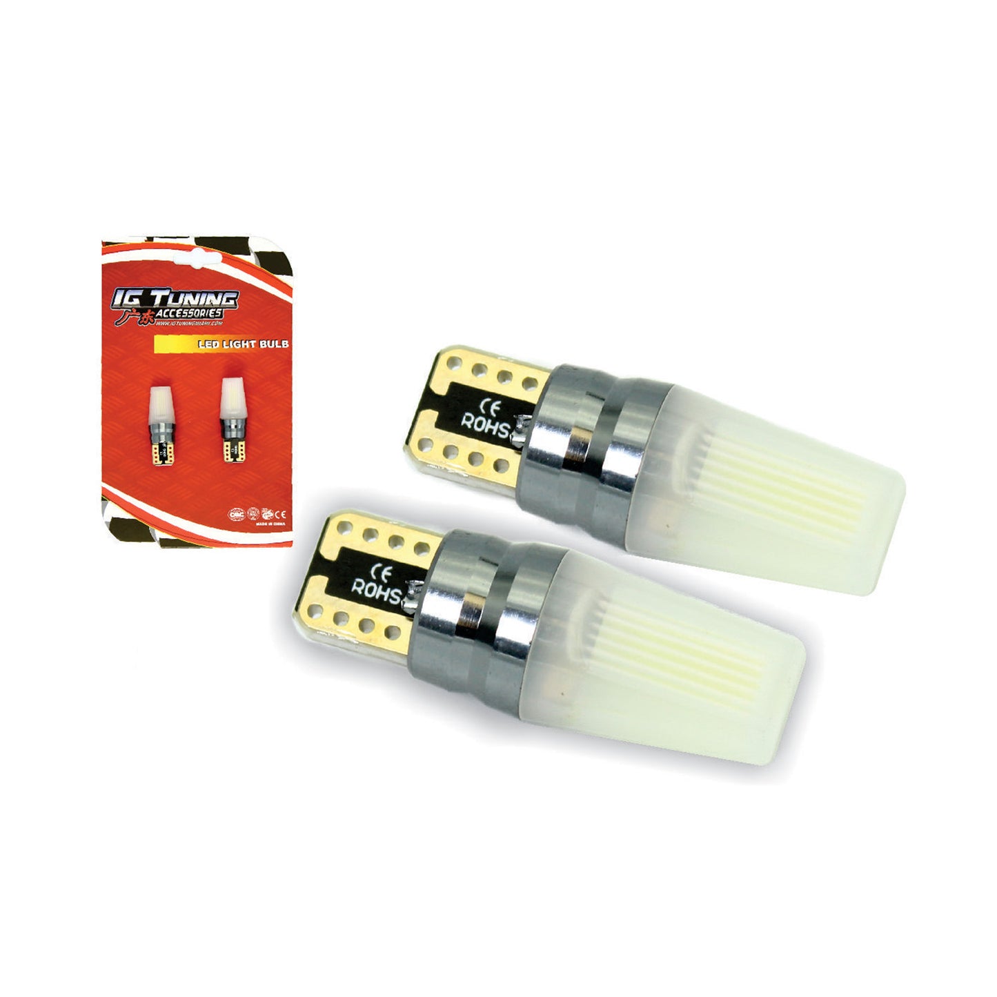 T10 Piramid White LED 2 pcs image 0