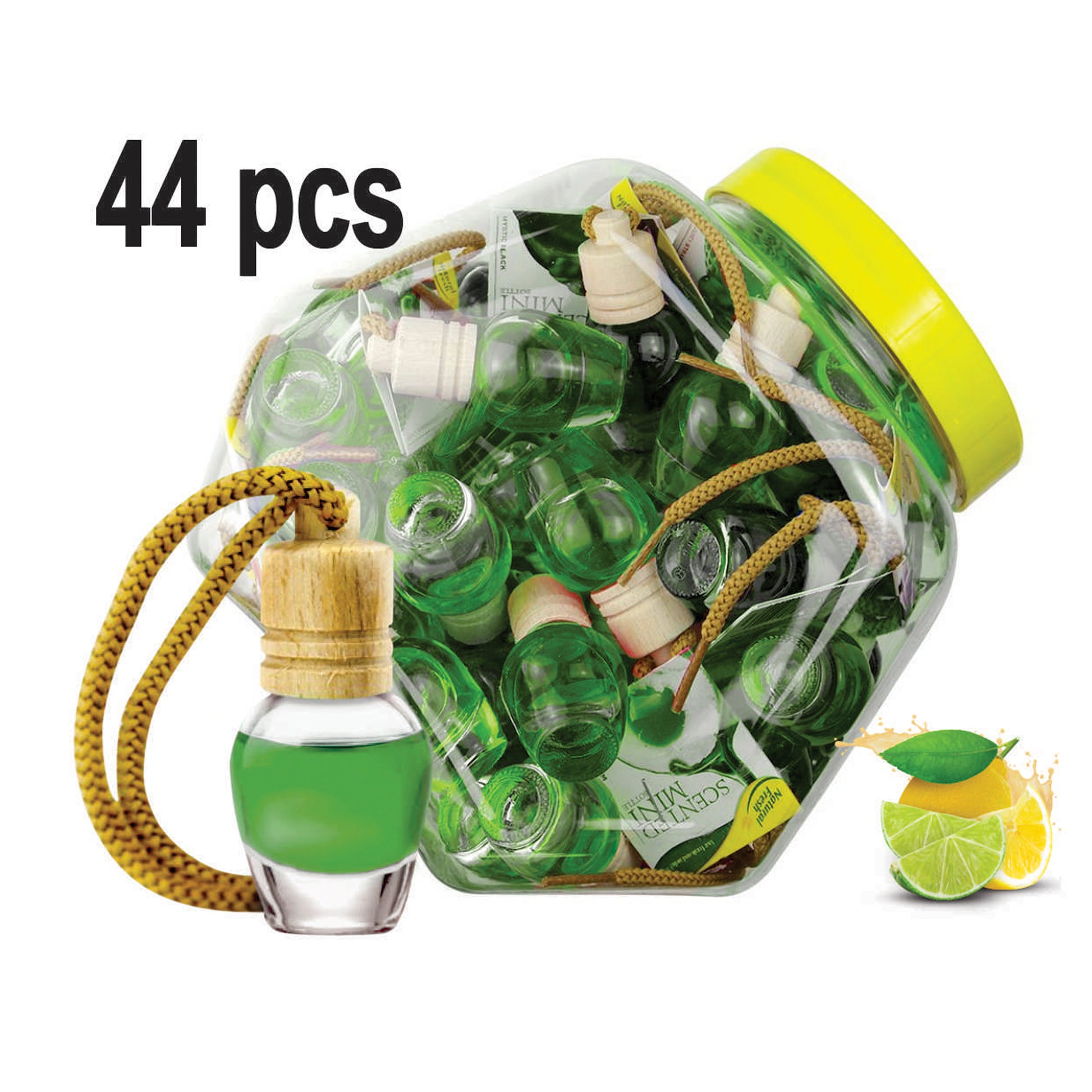 Scented Mini Bottle Jar 44 pcs Lemon image 0