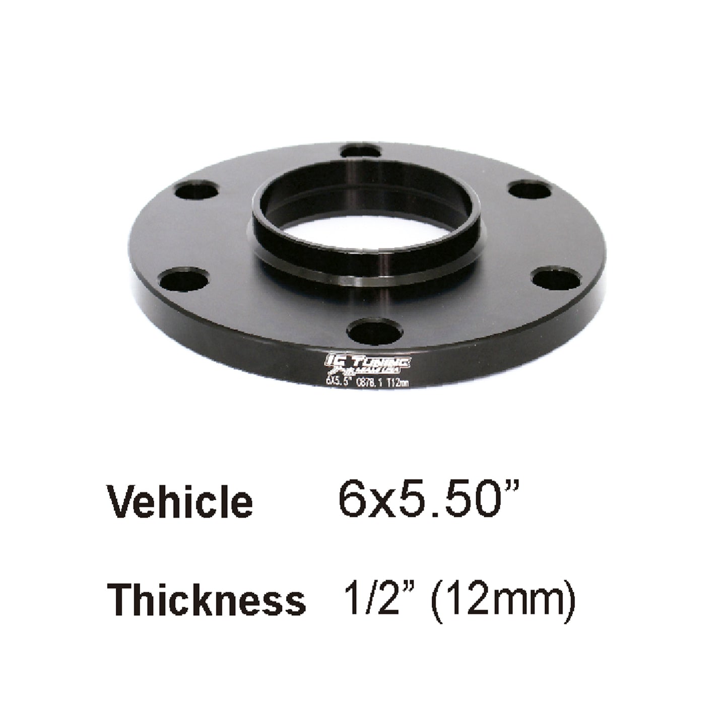 Spacer 6x5.5 CB78.1mm T12mm 2pcs image 0