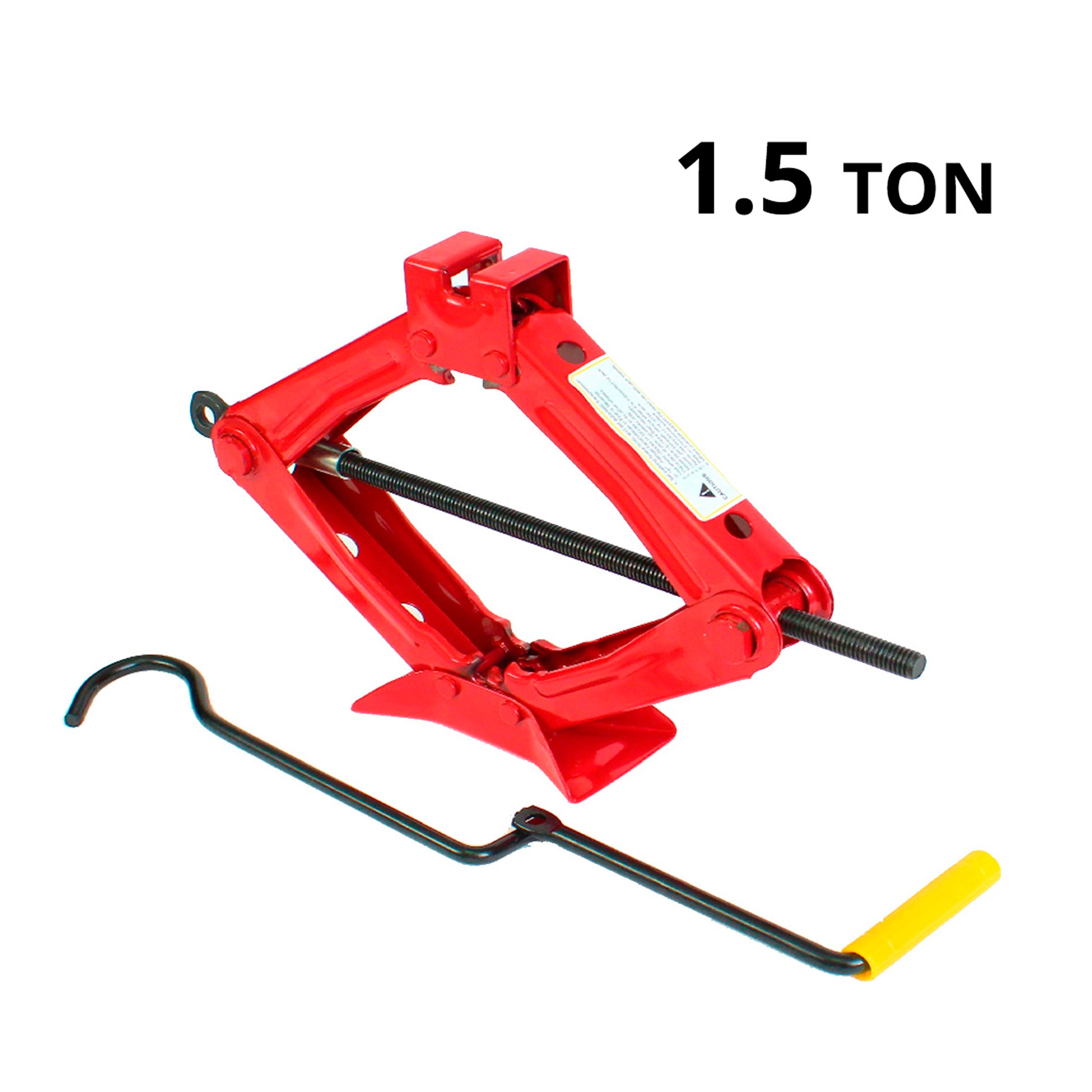 1.5 Ton Black Scissor Trolley Jack image 0