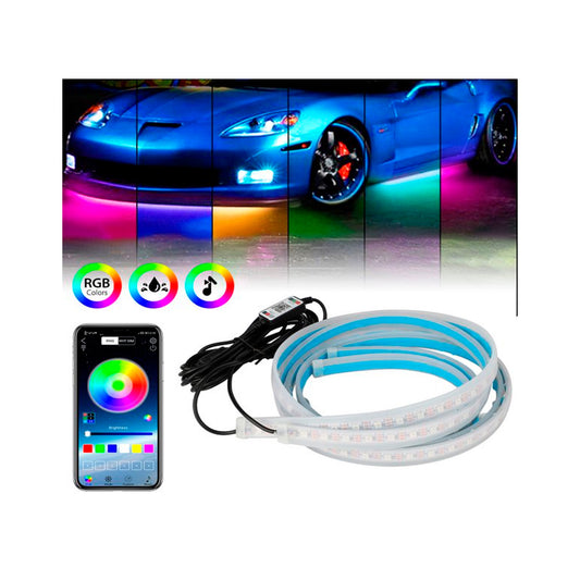 Car 7 Colors LED Hood Light with App image 0