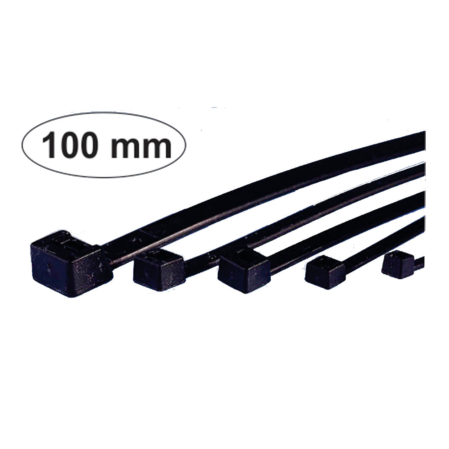 100Mm Black Pl. Tie Wrap image 0