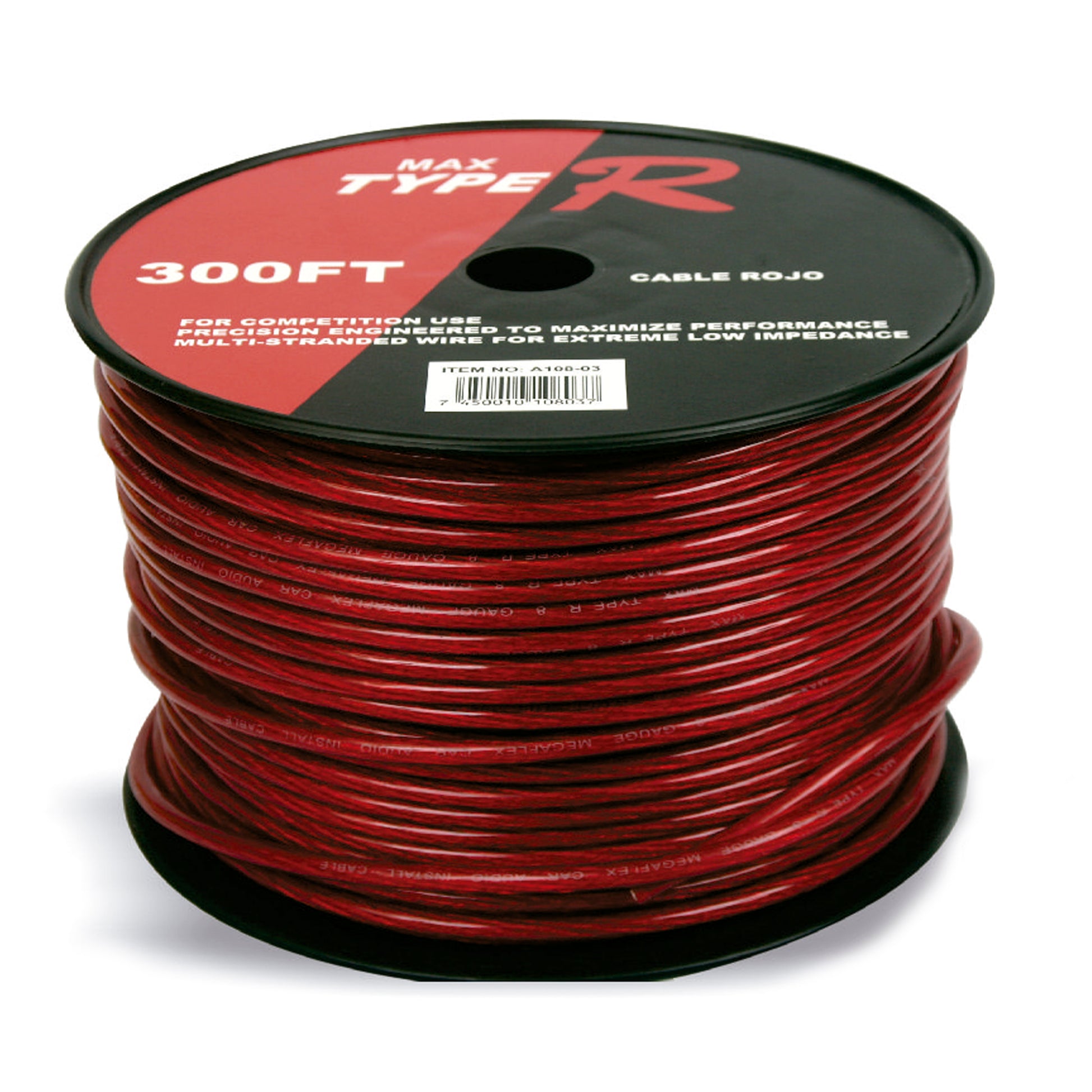 Free O2 Cable 91 mtrs 8GA Red image 0