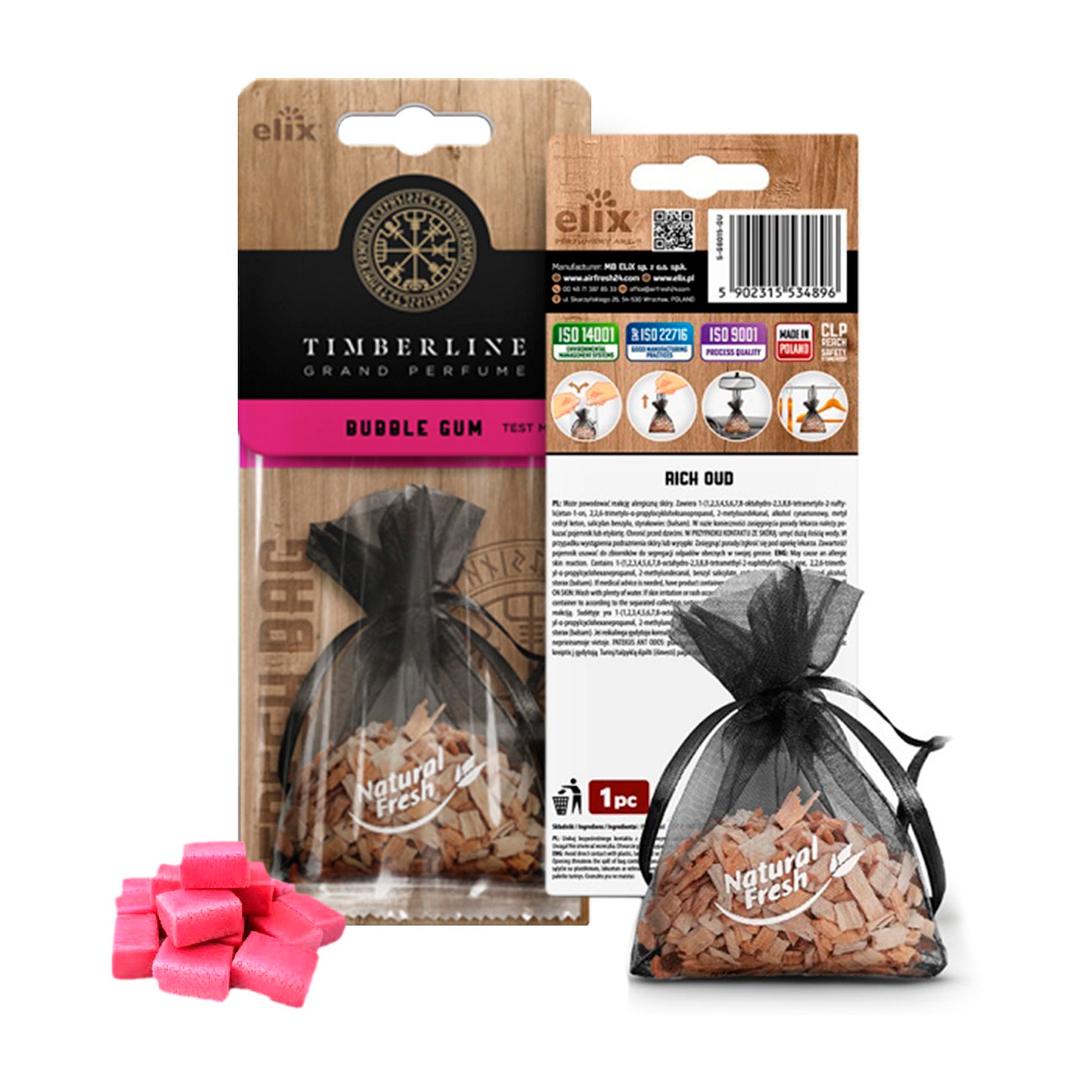 Timberline Wood Fresh Bag Bubble Gum image 0