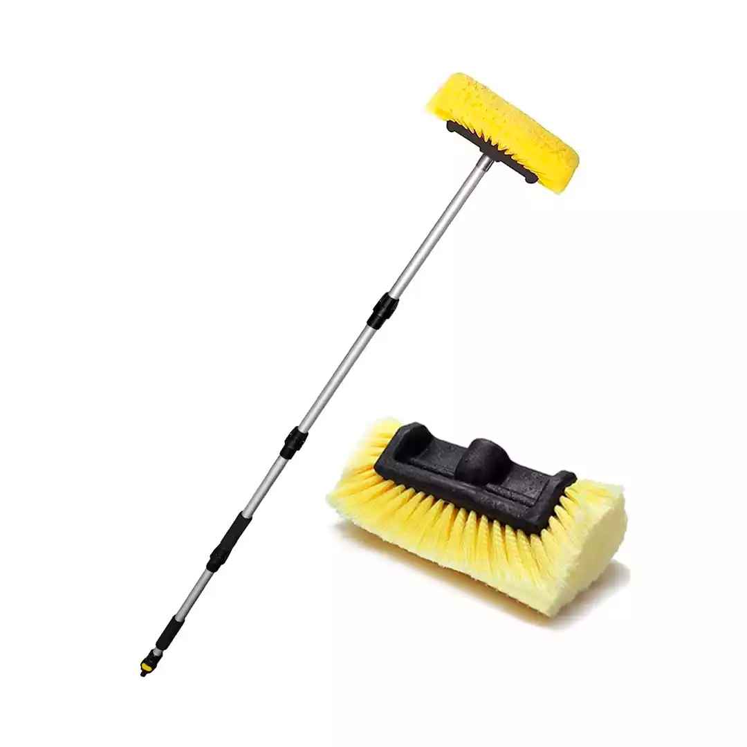 Wash Brush with 68" Aluminum Extension Pole image 0