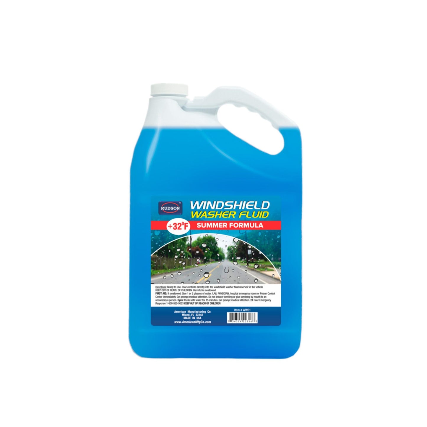 Windshield Washer Blue Reg 1 Gal 6 pcs image 0