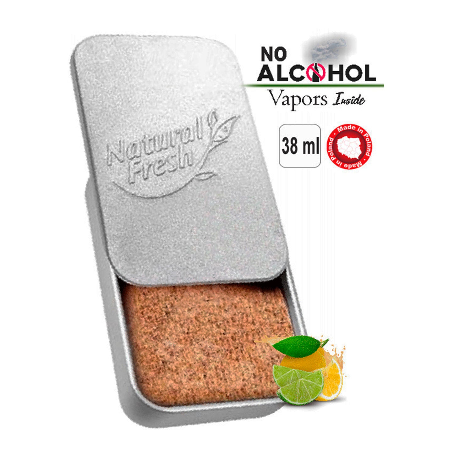 Metal box Organic 38ml Lemon image 0
