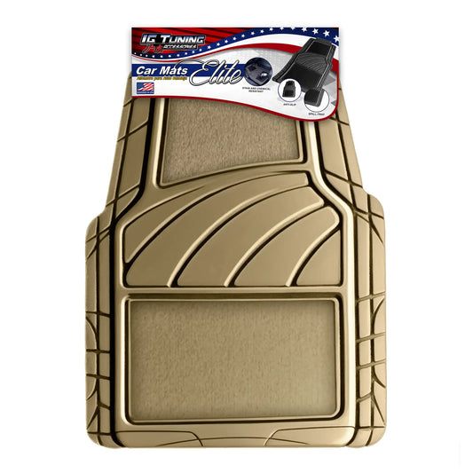 Floor Mat Elite 4 Pieces Beige image 0